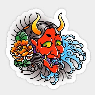 Oni Demon Sticker